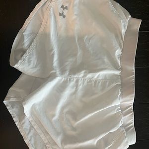 White running shorts